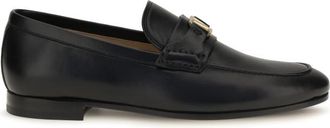 Valentino Garavani Black Logo Loafers