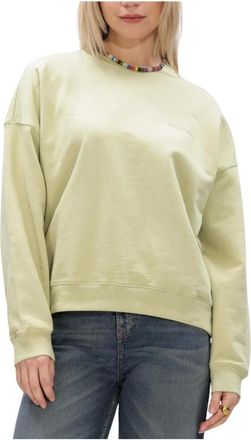Modstr&ouml;m Hoodies & sweatvesten, Dames, Groen, S, Katoen, Niarnmd Sweat