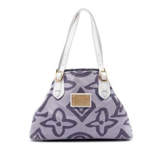 Louis Vuitton Pre-owned Tahitienne Cabas PM - Dames - Pre-owned - Paars - Maat: ONE Size Leer