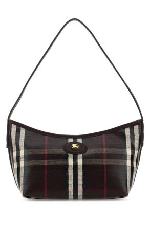 Burberry Maroon Highlands Mini Shoulder Bag