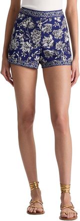Alice & Olivia Alice + Olivia Hera High-Rise Back Zip Short