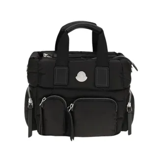 Moncler Caradoc Multi-Pocket Tote Bag - Dames - Tassen - Zwart - Maat: ONE Size Katoen
