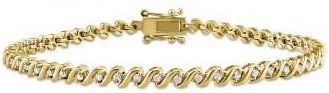 Allurez Diamond Accented Tennis Bracelet in Vermeil (0.50ct)