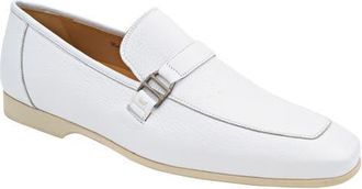 Mezlan Alarcon Apron Toe Loafer in White at Nordstrom, Size 11.5