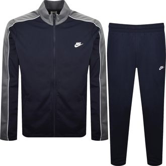 Nike Mens Club Tracksuit Set - Blue - Size X-Large