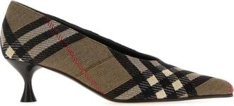 Burberry Multi Color Slip On Pumps