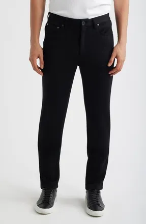 Bugatchi Soft Touch Five Pocket Pants in Black at Nordstrom, Size 42