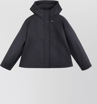 Fay hooded jacket long sleeves front pockets