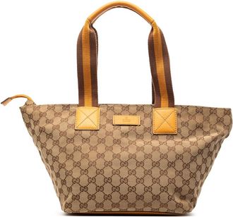 Gucci Pre-owned Gucci GG Canvas Web Tote Ladies MBMXB7X8ZQD46W4X