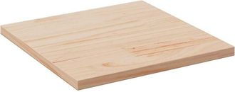 vidaXL Piano Tavolo 60x60x2,5 cm in Legno Massello di Pino Quadrato - Vidaxl
