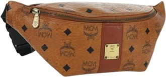 MCM Pre-owned Belt Bags, female, Brown, Size: ONE SIZE Pre-owned Waist Bag