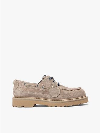 Tommy Hilfiger Archive Cleat Textured Suede Boat Shoes