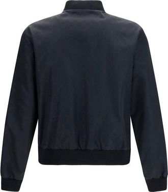 Gucci Mens Black Polyamide Bomber Clothing