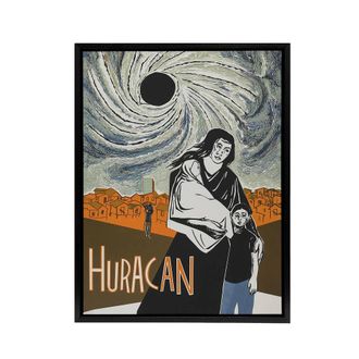 Artery8 Cortes Huracan Movie Joey Room Friends Framed Canvas Wall Art Print | Size: W24 x H32
