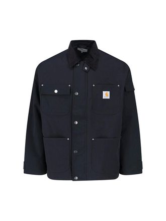 Carhartt Work in Progress Black Clapton Structured Four Pocket Jacket