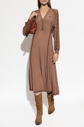 Diesel Dress D-ISERINA, Womens, Brown