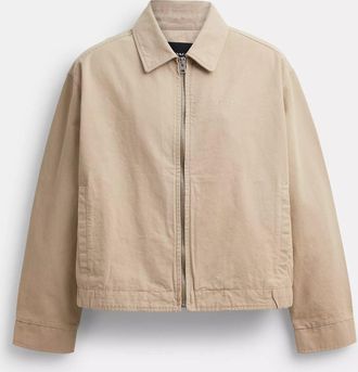 Coach Zip Up Blouson Jacket