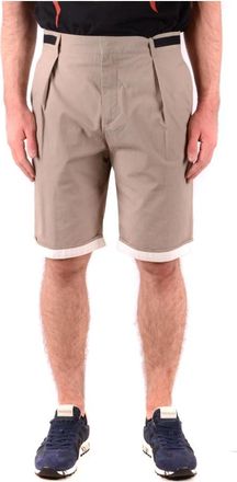 Alexander McQueen Beige Shorts Ss 18 - Heren - Korte Broeken - Beige - XS - Korte Broeken