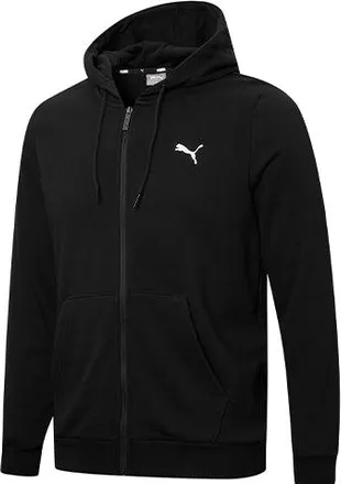 Puma Ess Logo Solid Color Hooded Jacket Black 848732-01