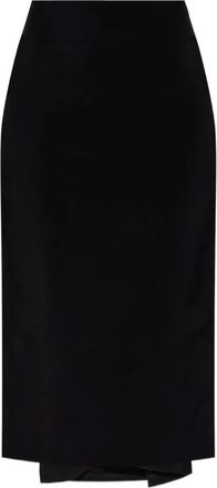 Jacquemus Gonna midi drappeggiata - Nero