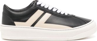 Lanvin x Future Cash leather sneakers - men - Rubber/Bos Taurus/Bos Taurus - 39 - Black