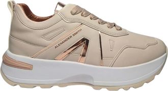 Alexander Smith sneaker Pelle - Dames - Sneakers - Beige - 39 EU - Leer - Schoenen