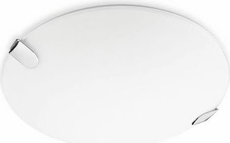 Leds - C4 Plafoniera a Clip Ø500 Mm Led 16,6W 3000K Cromo 935Lm