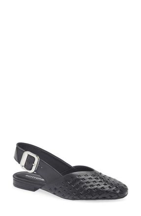 Bottero Bottoulon Slingback Flat in Preto at Nordstrom, Size 10