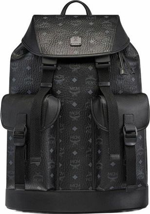 MCM Brandenburg Backpack in Visetos in Black at Nordstrom