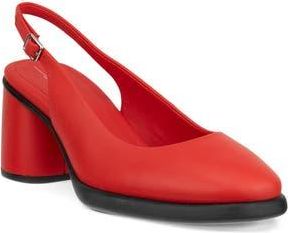Ecco Sculpted LX 55 Slingback Pump in Scarlet Red at Nordstrom Rack, Size 10-10.5Us / 41Eu