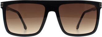 Carrera Rectangle Mens Black Brown Gradient 1048/S - One Size