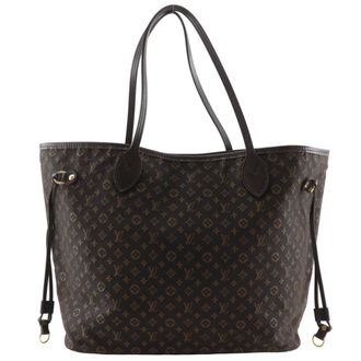 Louis Vuitton Brown Fusain Monogram Idylle Tote Bag (Pre-Owned)