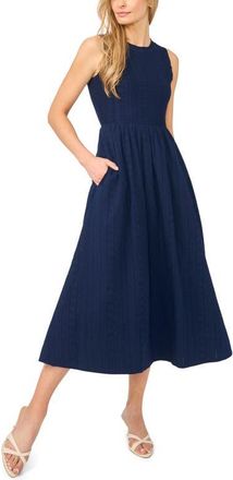 CeCe by Cynthia Steffe Sleeveless Midi Sweater Dress in Classic Navy at Nordstrom, Size Xx-Small