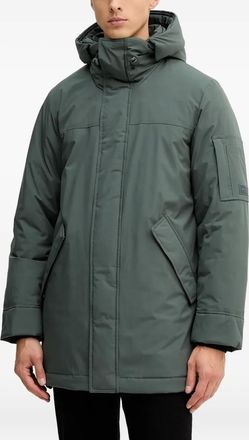 Marc O'Polo hooded padded jacket - men - Polyester/Recycled Polyester - L - Green