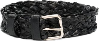 Red(v) R geweven Riem - Dames - Riemen - Zwart - M - Leer - Accessoires