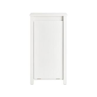 SoBuy Cesto para ropa sucia con 1 cesto mdf blanco