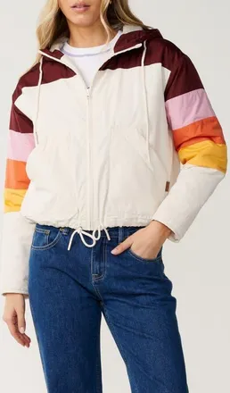 Rip Curl Keepsakes Insulated Bomber Jacket in Dark Plum at Nordstrom, Size Xx-Large