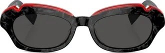 Alain Mikli tinted round-frame sunglasses - women - Acetate - 53 - Black