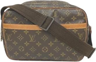 Louis Vuitton Pre-owned Cross Body Bags, female, Brown, Size: ONE SIZE Pre-owned Reporter PM Monogram Shoulder Bag