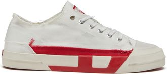 Diesel S-D-Verse-Dirty-effect canvas sneakers - Sneakers - Man - Multicolor