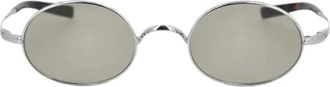 Saint Laurent Accessoires, Heren, Grijs, ONE Size, Nylon, 948 T Zonnebril