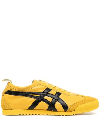 Onitsuka Tiger Mexico 66 Deluxe low-top sneakers - women - Leather/Leather/Synthetic Rubber - 22 - Yellow