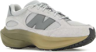 New Balance Unisex Grey Suede And Mesh Wrpd Sneakers Raincloud