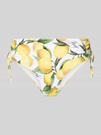 HUGO BOSS Bikini Slip mit Label-Schriftzug Modell FANCY in GELB, Gr&ouml;&szlig;e XL