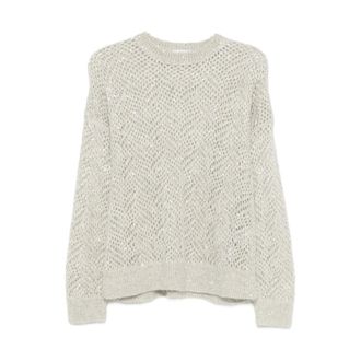 Brunello Cucinelli Mujer, Jerseys, Gris, Talla: M