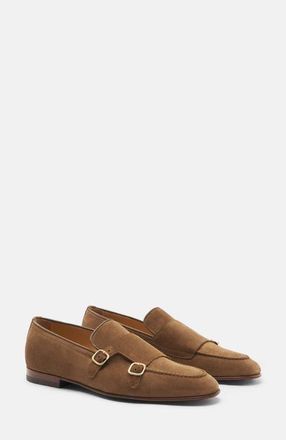 Scarosso Ernesto Loafers in Tobacco - Suede at Nordstrom, Size 43.5
