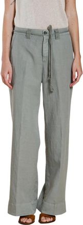 Mason's New York Studio Chino Broek - Dames - Wijde Broeken - Groen - XS - Katoen - Broeken
