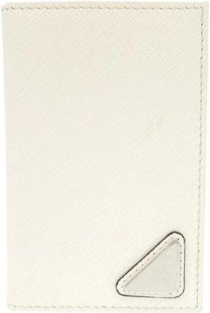 Prada Pre-owned Wallets, female, Beige, Size: ONE SIZE Pre-owned Card case