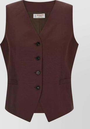 Alberto Biani viscose linen vest