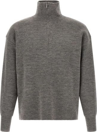 Maryya Turtleneck Trui - Heren - Coltruien - Grijs - S - Wol - Truien & Vesten